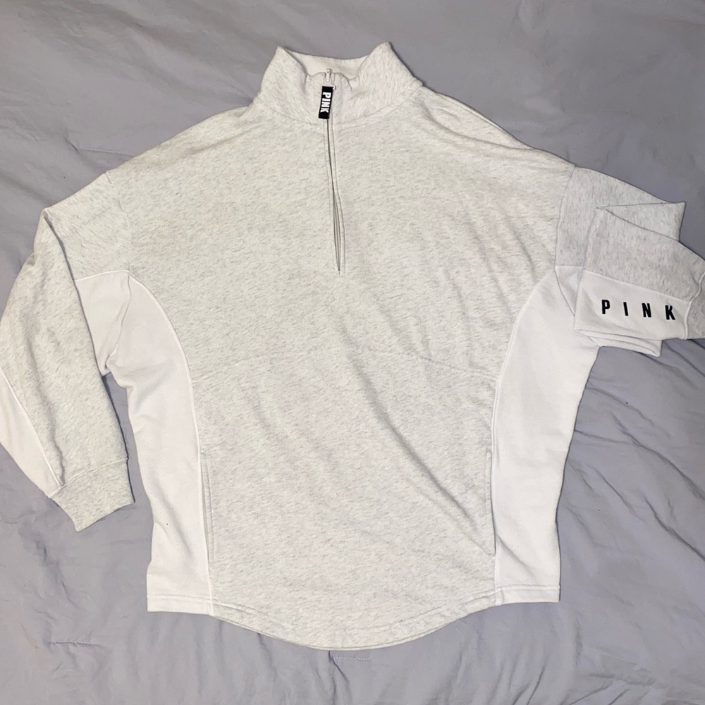 PINK Half-Zip Sweatshirt